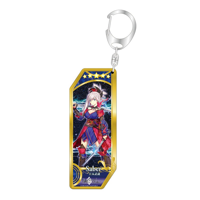 Fate/Grand Order Bell Fine Servant Key Chain 161 Saber / Miyamoto Musashi