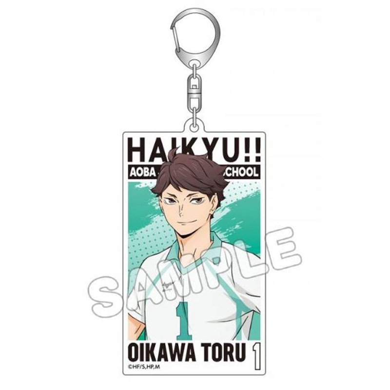 Haikyu!! TBS Glowdia Acrylic Big Tag Key Chain Oikawa Toru