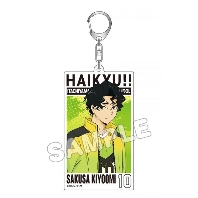 Haikyu!! TBS Glowdia Acrylic Big Tag Key Chain Sakusa Kiyoomi