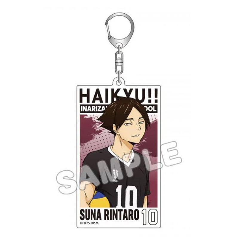 Haikyu!! TBS Glowdia Acrylic Big Tag Key Chain Suna Rintaro