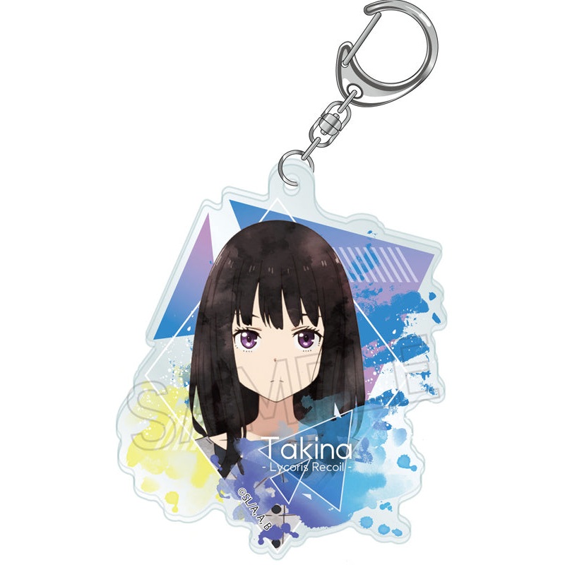 Lycoris Recoil Twinkle Wet Color Series Acrylic Key Chain Vol.2 Inoue Takina