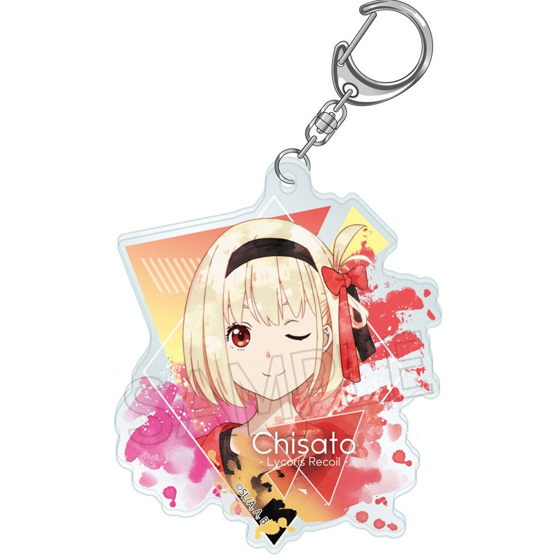 Lycoris Recoil Twinkle Wet Color Series Acrylic Key Chain Vol.2 Nishikigi Chisato