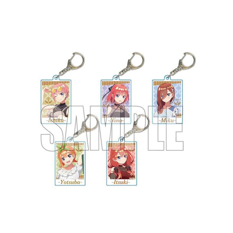 The Quintessential Quintuplets Movie Bell House Trading Acrylic Key Chain Shopping Date Ver.(1 Random)