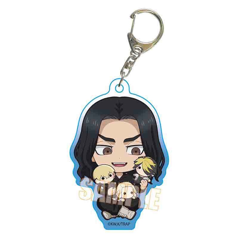 Tokyo Revengers Bell House Acrylic Key Chain Baji Keisuke GyuGyutto Plush Ver.