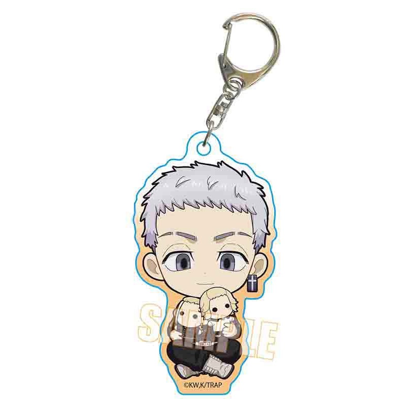Tokyo Revengers Bell House Acrylic Key Chain Mitsuya Takashi GyuGyutto Plush Ver.