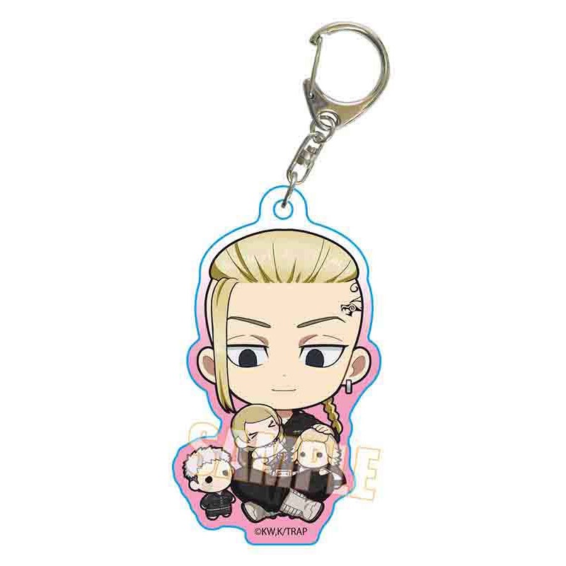 Tokyo Revengers Bell House Acrylic Key Chain Ryuguji Ken GyuGyutto Plush Ver.