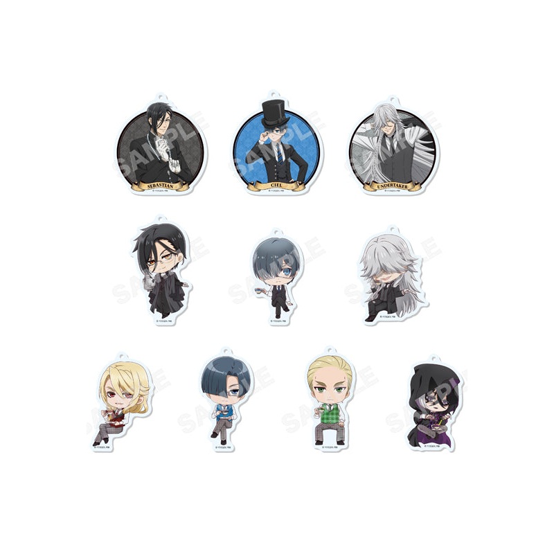 Black Butler Public School Arc CS.FRONT Acrylic Key Chain 01