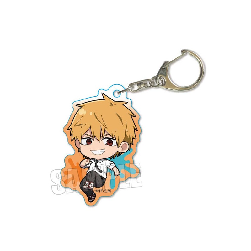 Chainsaw Man Bell House Action Series Acrylic Key Chain Denji