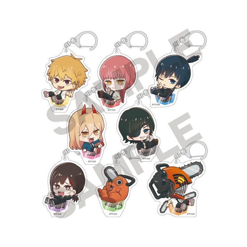 Chainsaw Man Crux Trading Acrylic Key Chain Hacosupo