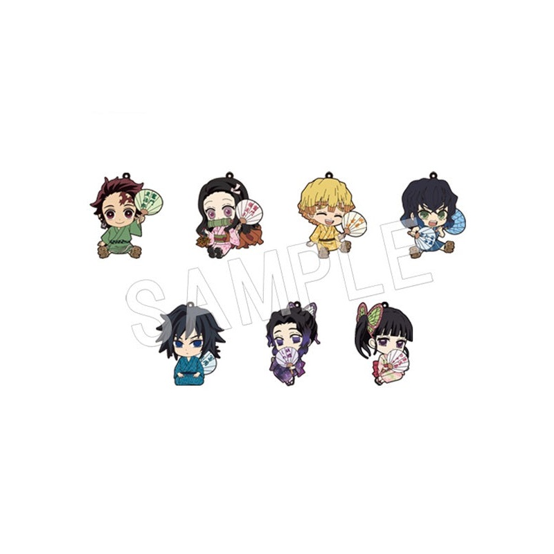 Demon Slayer: Kimetsu no Yaiba Chugai Mining Petanko Rubber Strap Summer Festival Ver.Vol.1(1 Random)