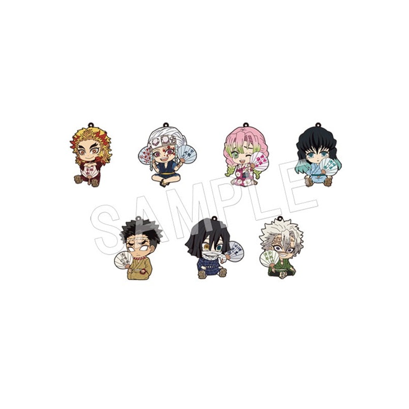 Demon Slayer: Kimetsu no Yaiba Chugai Mining Petanko Rubber Strap Summer Festival Ver.Vol.2(1 Random)
