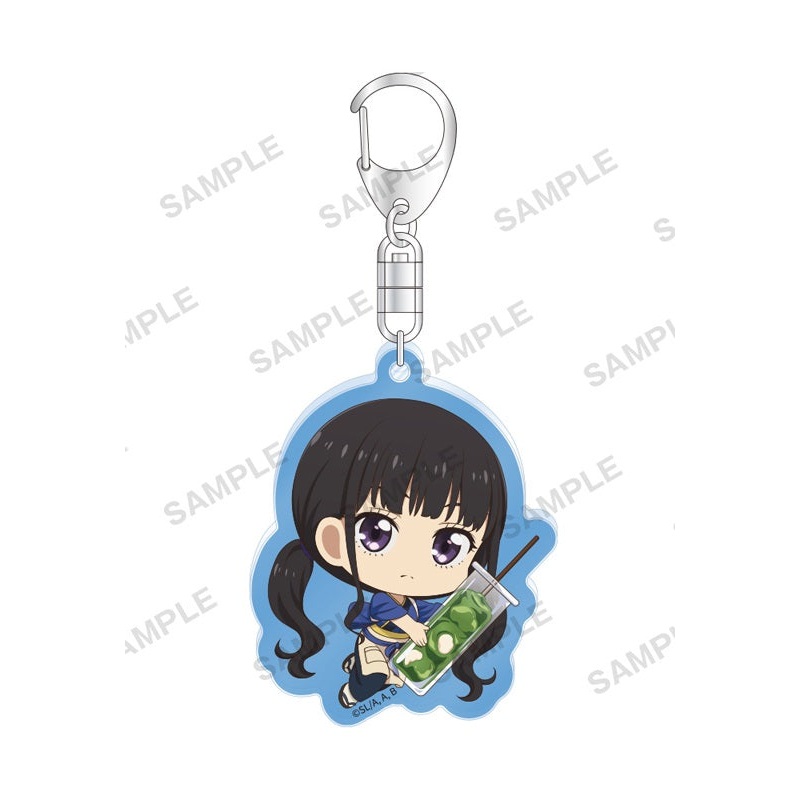 Lycoris Recoil Bushiroad Creative Mugyu Mini Acrylic Key Chain Inoue Takina Coffee Shop LycoReco Ver.