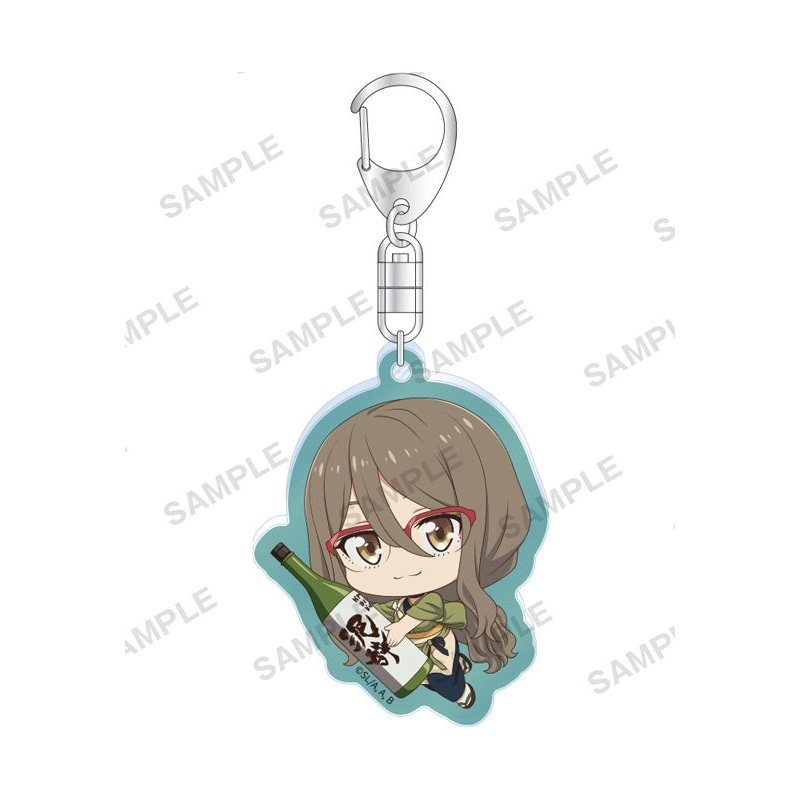 Lycoris Recoil Bushiroad Creative Mugyu Mini Acrylic Key Chain Nakahara Mizuki Coffee Shop LycoReco Ver.