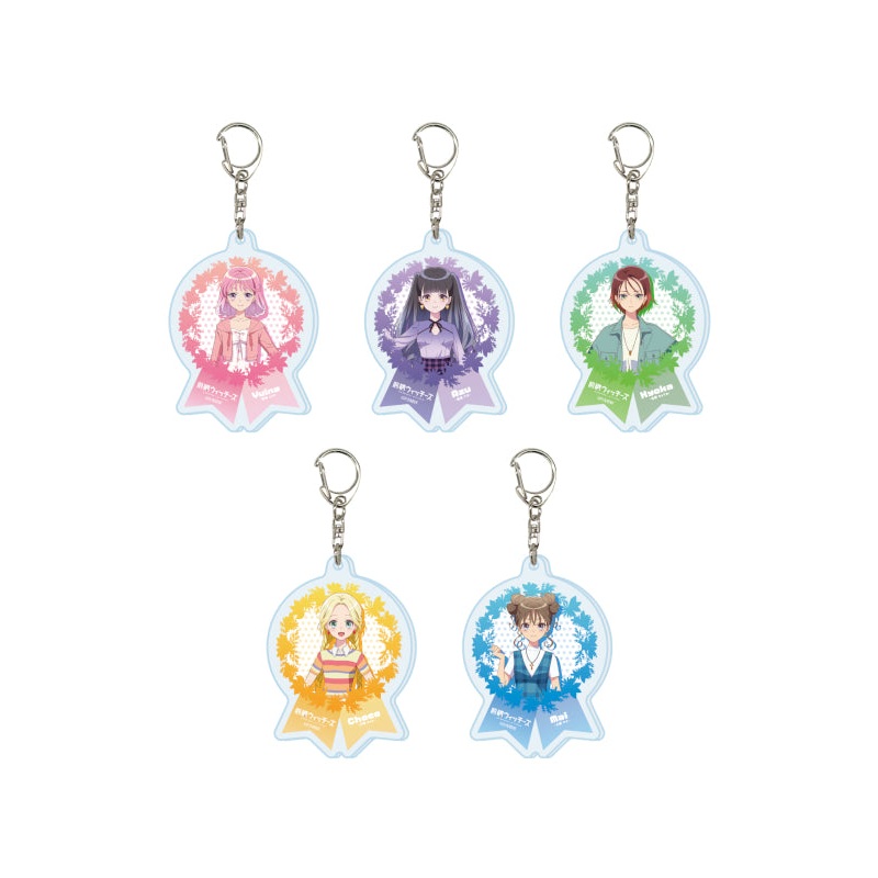 Maebashi Witches A3 Acrylic Key Chain 01 Official Illustration