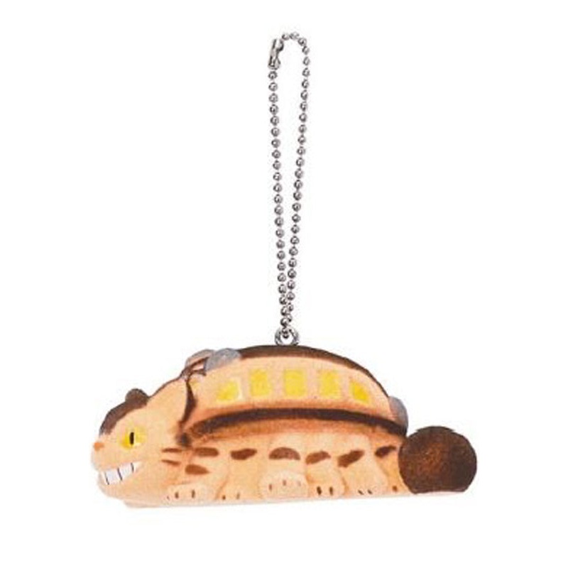 My Neighbor Totoro Sekiguchi Studio Ghibli Flocking Key Chain Catbus (JP)
