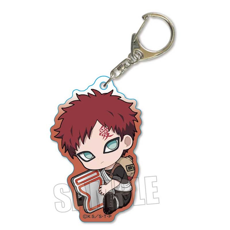 NARUTO Bell House GyuGyutto Acrylic Key Chain Gaara