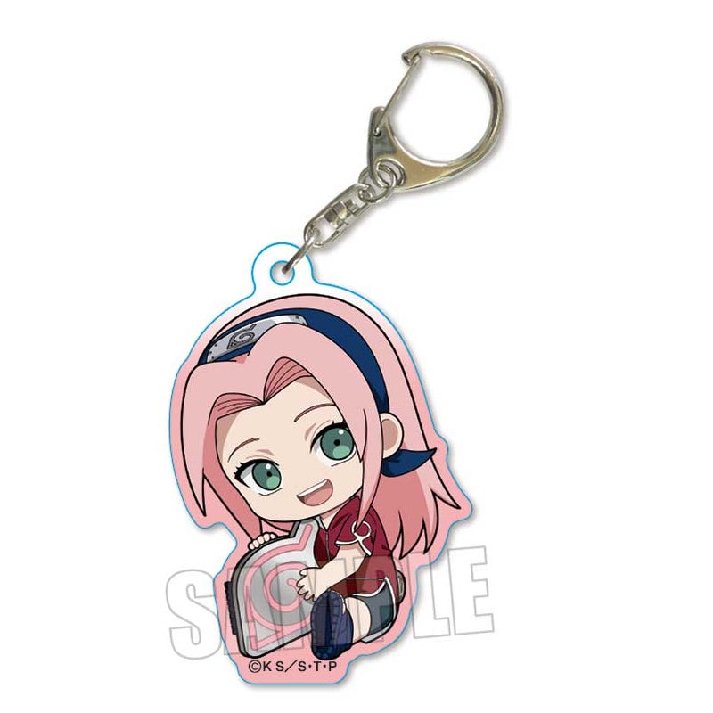 NARUTO Bell House GyuGyutto Acrylic Key Chain Haruno Sakura