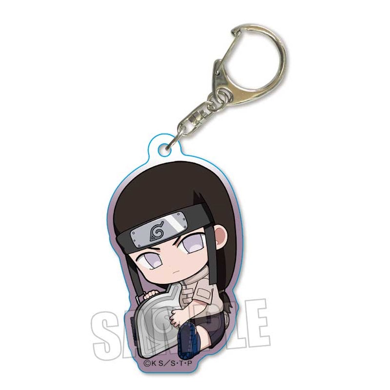 NARUTO Bell House GyuGyutto Acrylic Key Chain Hyuga Neji