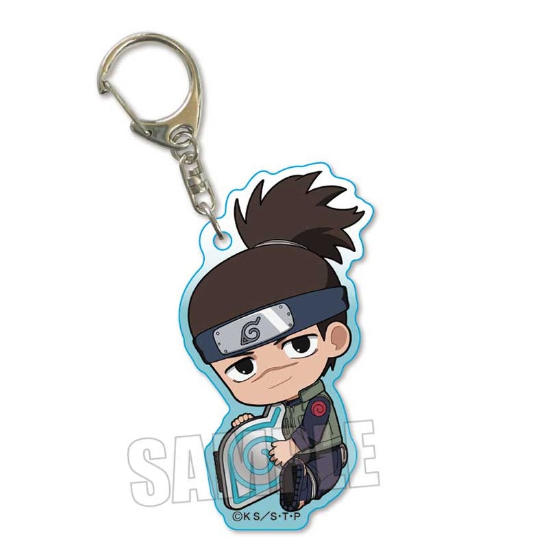 NARUTO Bell House GyuGyutto Acrylic Key Chain Umino Iruka