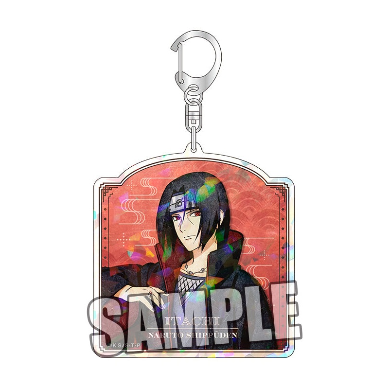 NARUTO -Shippuden- Broccoli Hologram Acrylic Key Chain Uchiha Itachi
