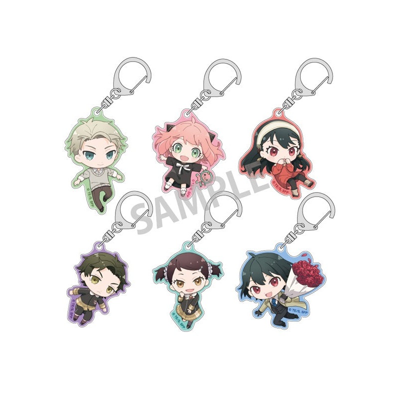 SPY x FAMILY KAMIO JAPAN Trading Acrylic Key Chain Okkochi 2(1 Random)