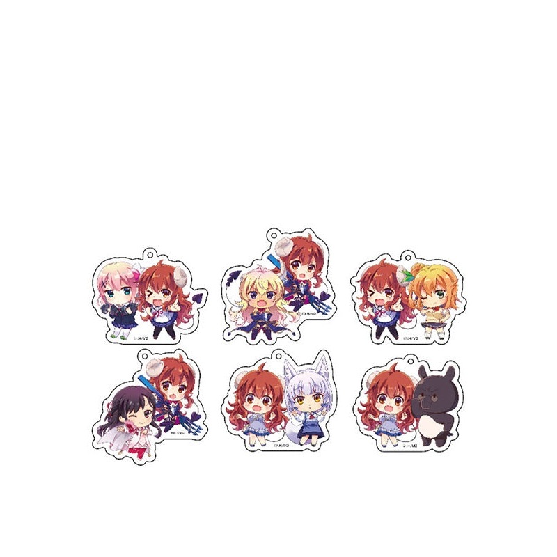 The Demon Girl Next Door Season 2 Medicos Entertainment Deformed Pair Acrylic Key Chain Collection Vol.1(1 Random)