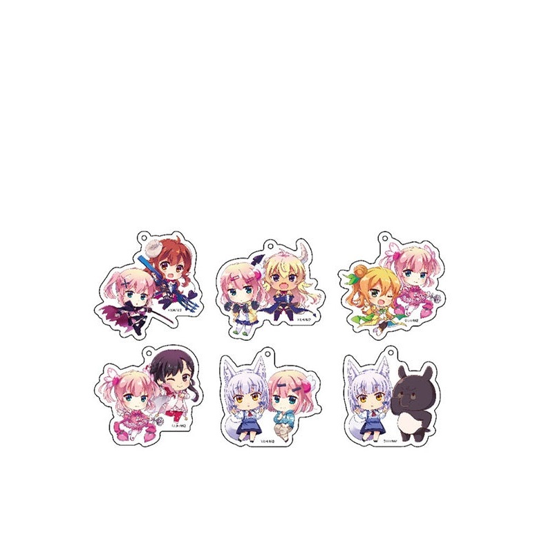 The Demon Girl Next Door Season 2 Medicos Entertainment Deformed Pair Acrylic Key Chain Collection Vol.2(1 Random)