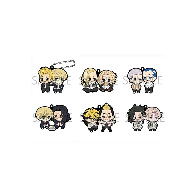 Tokyo Revengers MEGAHOUSE Rubber Mascot Buddycolle (Box of 6)