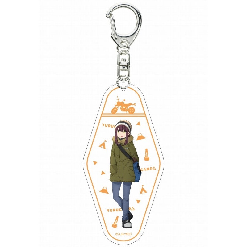 Yurucamp ACROSS Nakayoshi Camp Motel Key Chain Ayano