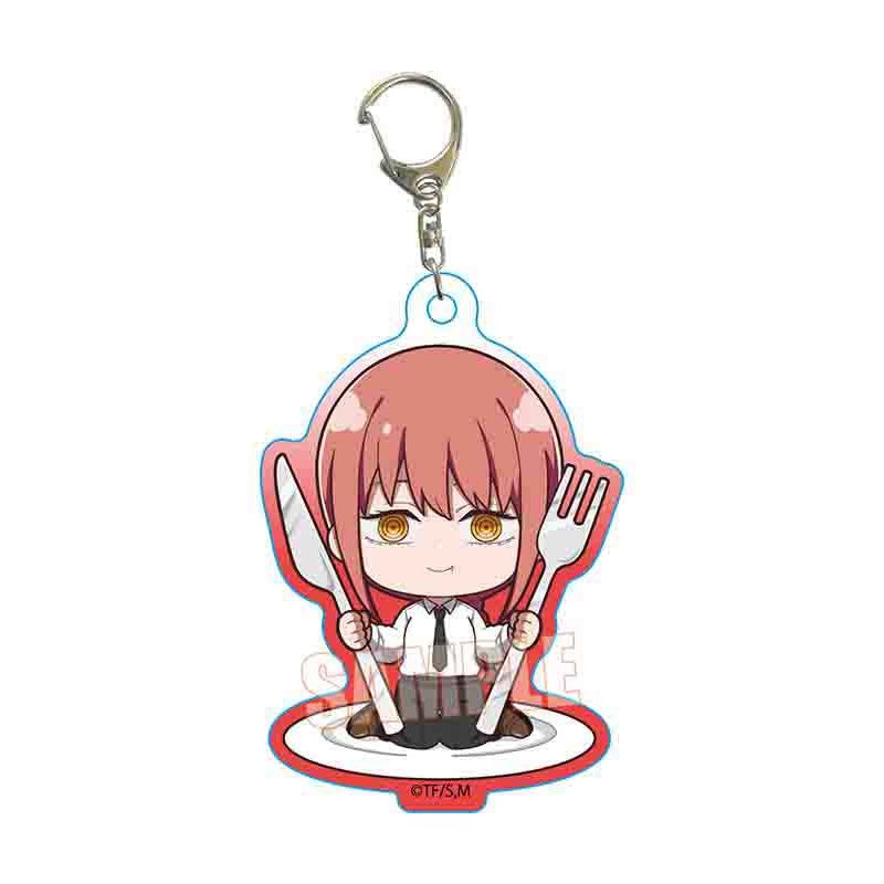 Chainsaw Man Bell House Gochi Chara Acrylic Key Chain Makima