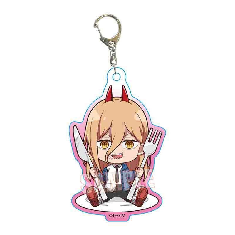 Chainsaw Man Bell House Gochi Chara Acrylic Key Chain Power