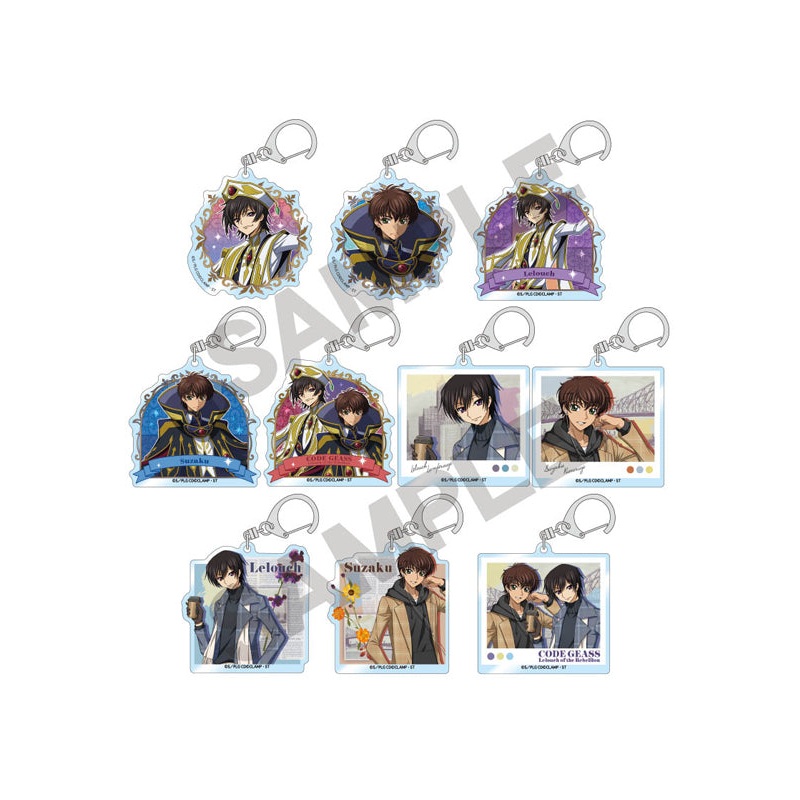 Code Geass Lelouch of the Rebellion Crux Trading Acrylic Key Chain(1 Random)
