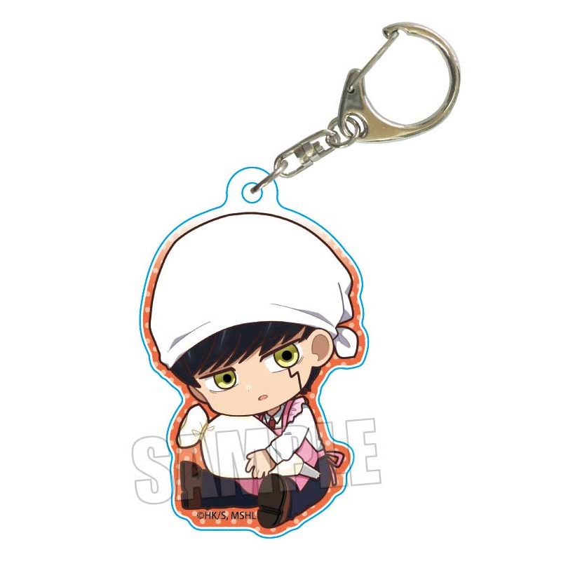 Mashle: Magic and Muscles Bell House GyuGyutto Acrylic Key Chain Mash Burnedead (Apron)