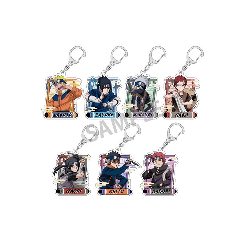 NARUTO KAMIO JAPAN Trading Acrylic Key Chain(1 Radom)