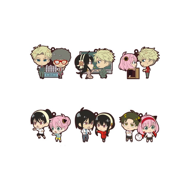 SPY x FAMILY Movic Rubber Strap Collection(1 Random)