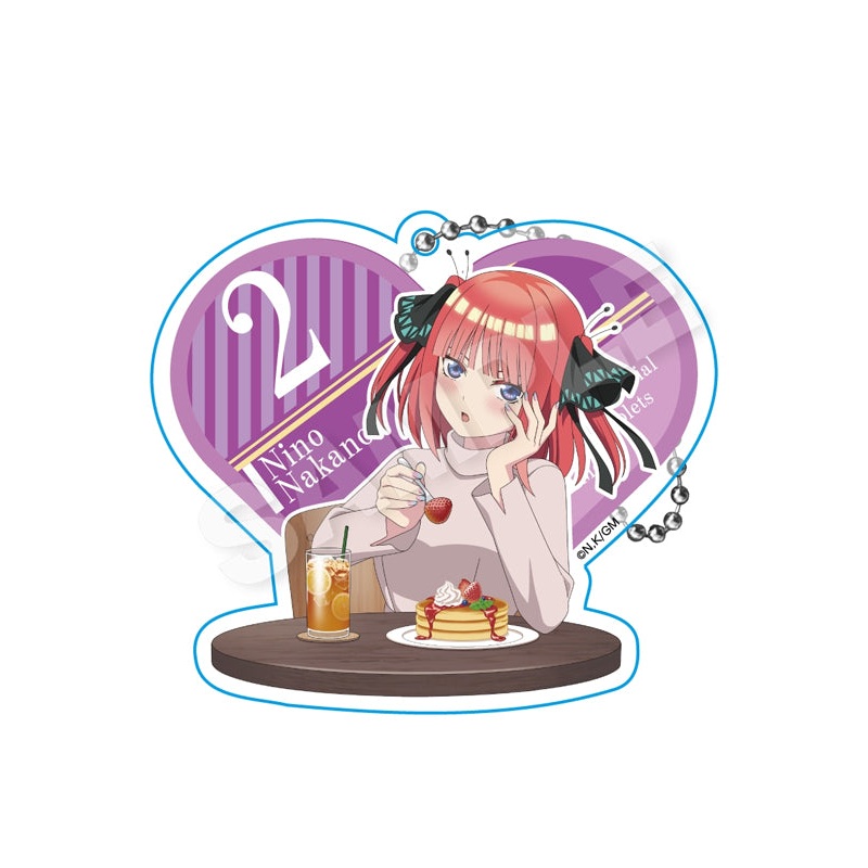 The Quintessential Quintuplets Movie Stella Notes Acrylic Key Chain Nakano Nino Lunch Date Ver.