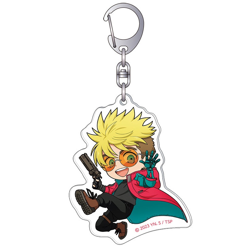 Trigun Stampede Movic Acrylic Key Chain Vash Chibi Chara