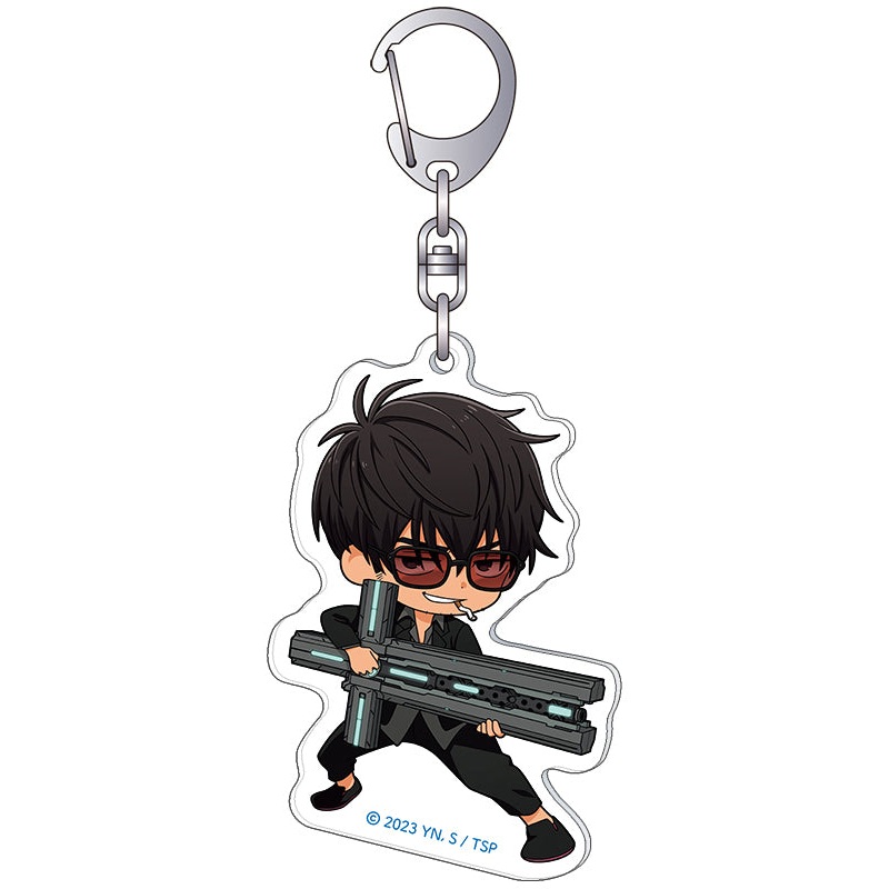 Trigun Stampede Movic Acrylic Key Chain Wolfwood Chibi Chara