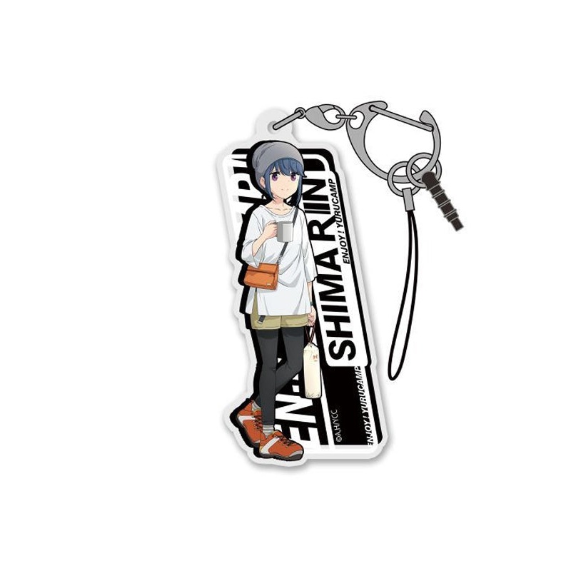 Yurucamp Cospa Original Illustration Summer Camp Shima Rin Acrylic Multi Key Chain