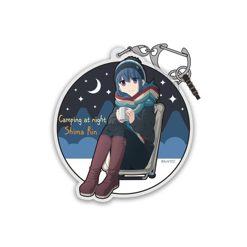 Yurucamp Cospa Winter Camp Shima Rin Acrylic Multi Key Chain