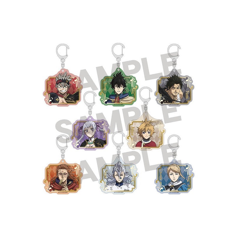 Black Clover: Sword of the Wizard King Crux Trading Acrylic Key Chain(1 Random)