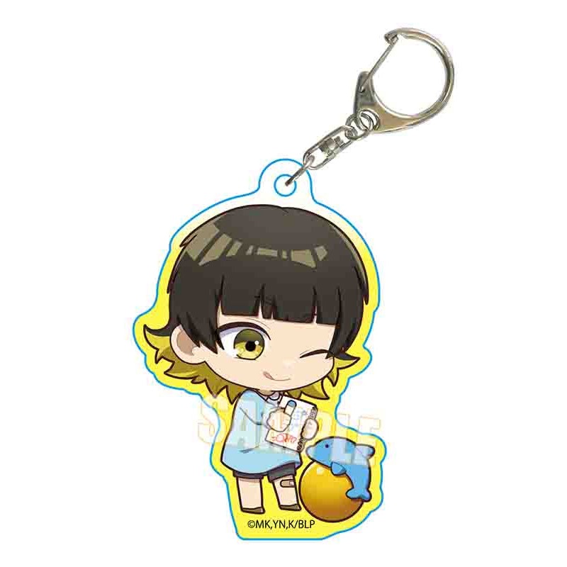 Blue Lock Bell House Acrylic Key Chain Bachira Meguru Kindergarten Ver.