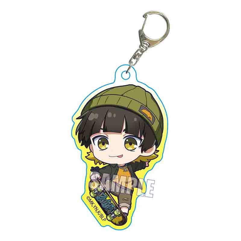 Blue Lock Bell House Acrylic Key Chain Bachira Meguru Skater Ver.