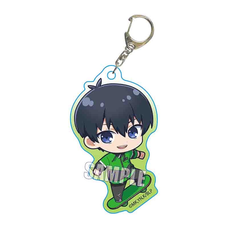 Blue Lock Bell House Acrylic Key Chain Isagi Yoichi Skater Ver.