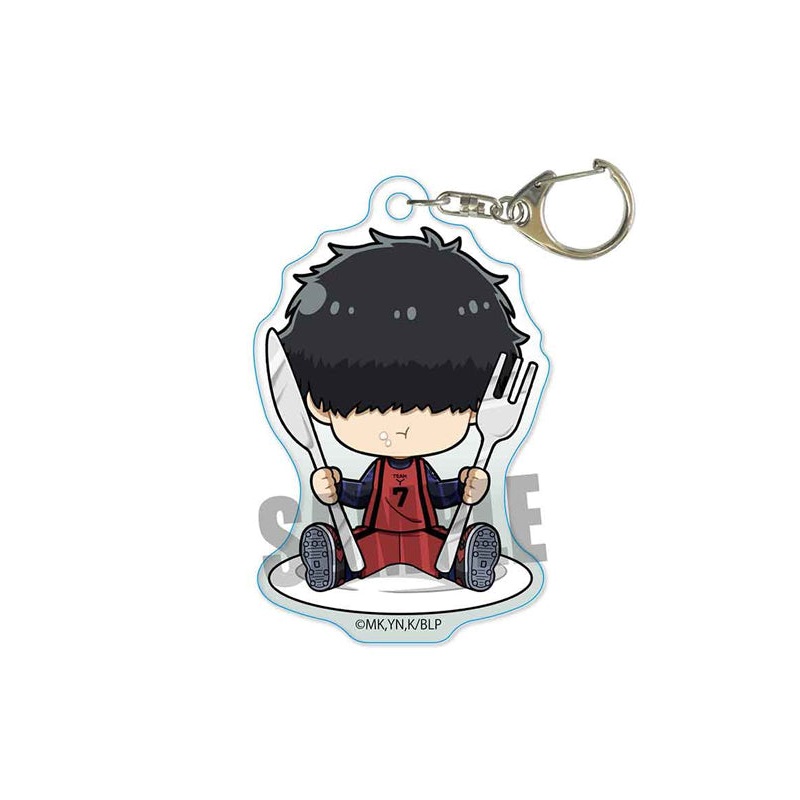 Blue Lock Bell House Gochi Chara Acrylic Key Chain Niko Ikki