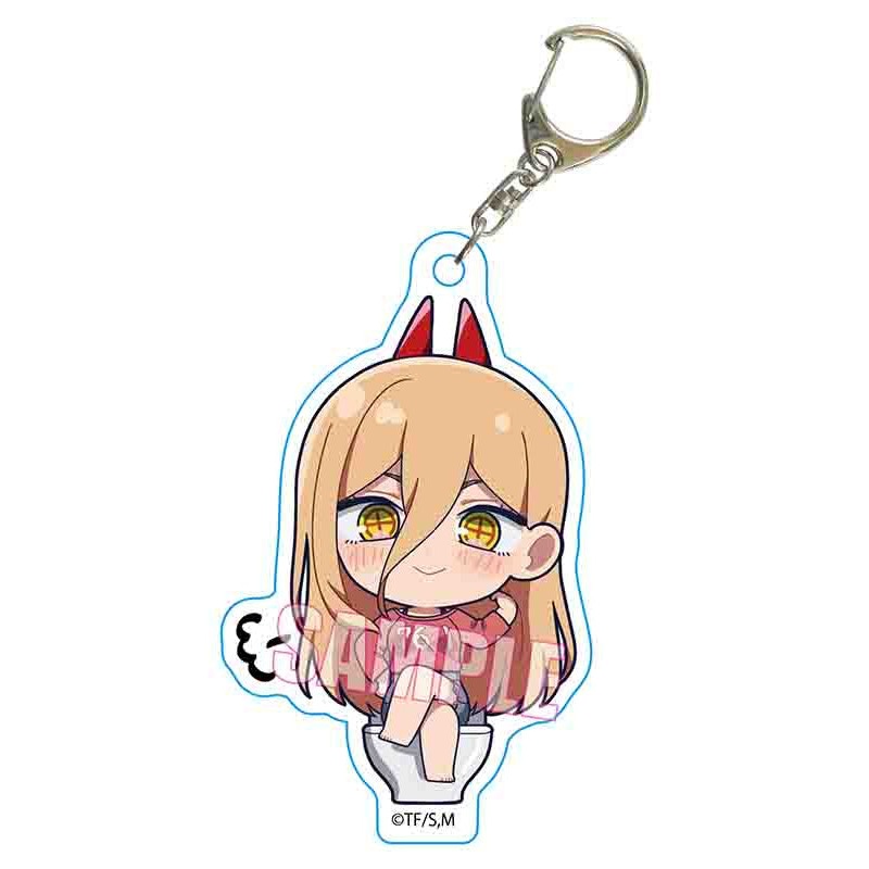 Chainsaw Man Bell House Petit Memo! Acrylic Key Chain Power