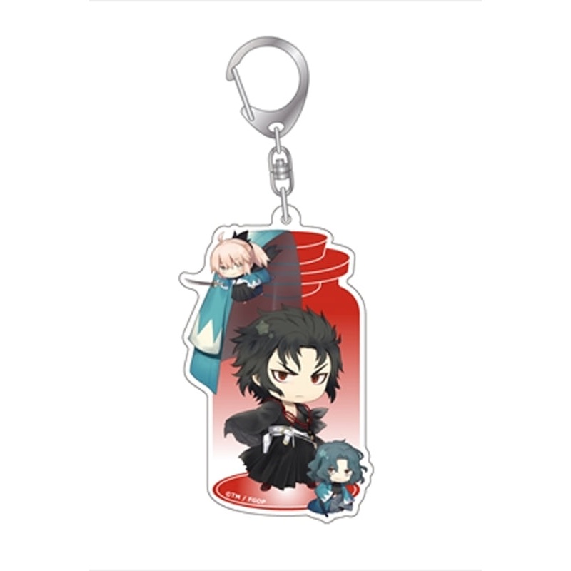 Fate/Grand Order Algernon Product CharaToria Acrylic Key Chain Berserker / Hijikata Toshizo