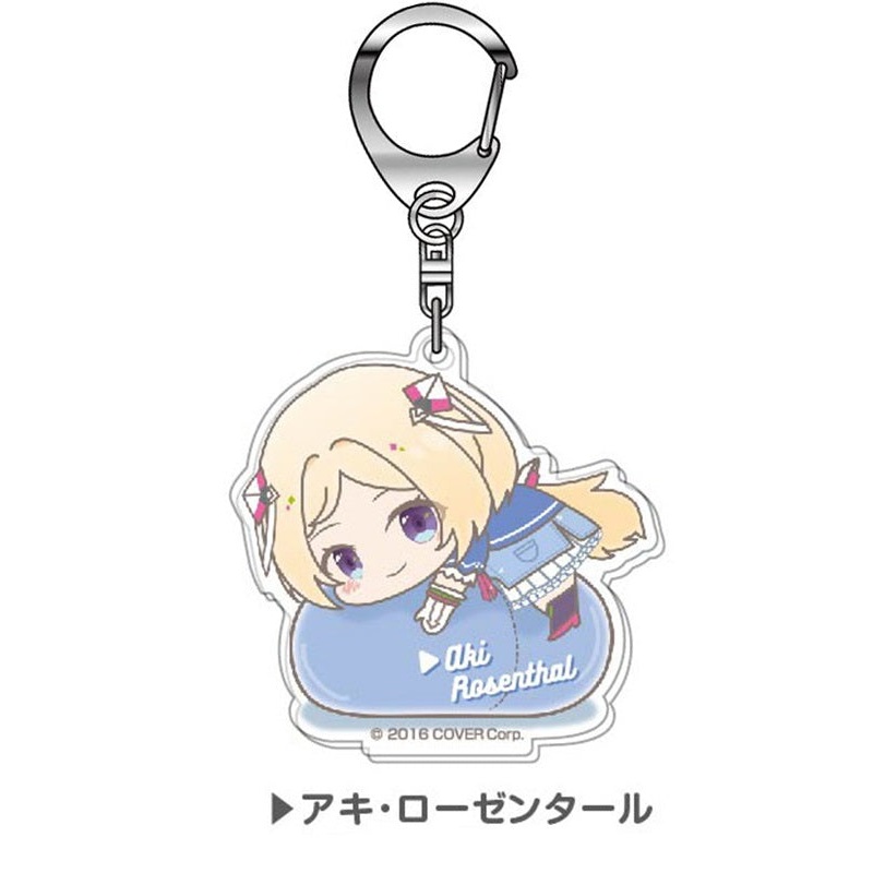 Hololive Bandai Acrylic Key Chain Hug Meets Vol.2 02 Aki Rosenthal AK