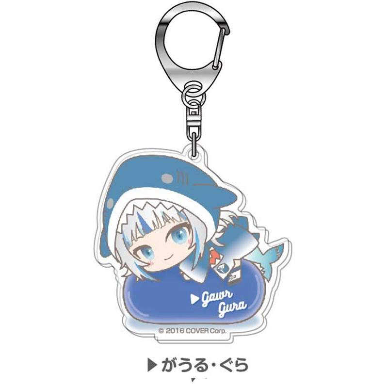 Hololive Bandai Acrylic Key Chain Hug Meets Vol.2 09 Gawr Gura AK