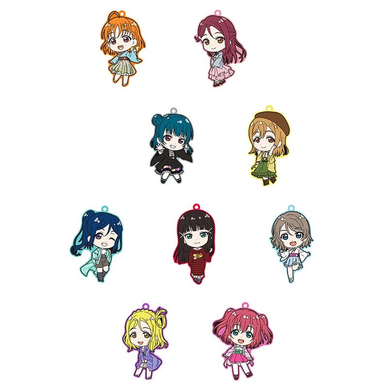 Love Live! Sunshine!! Movic Rubber Strap Collection Love Live! Sunshine!!(1 Random)